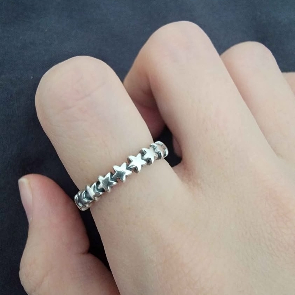 Pandora "Star Trail" Sterling Silver Ring